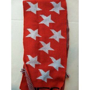 New Crafted with Pride in USA Unisex USA Red White & Blue Woven Scarf